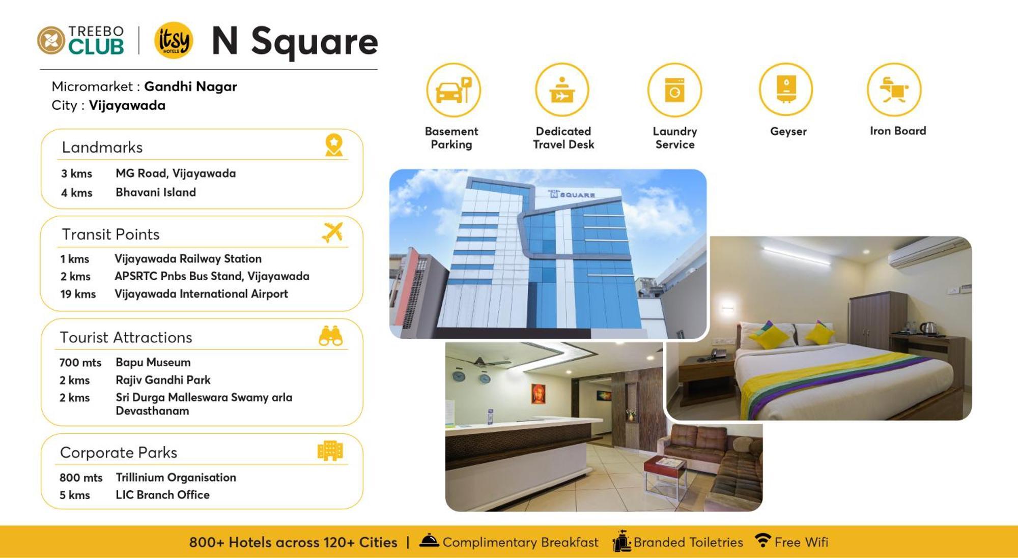 Itsy Hotels N Square 비자야와다 외부 사진
